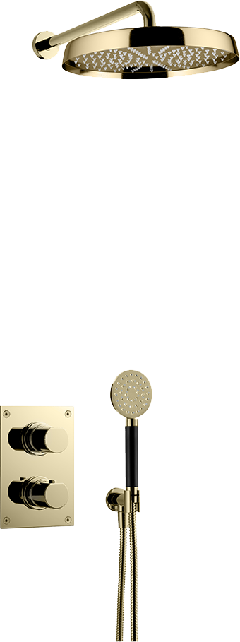 Tapwell ARM7268 piiloasennettava sadesuihku, Honey Gold
