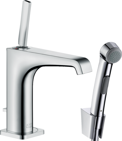 AXOR CITTERIO E yksiote pesuallashana 130 Bidette käsisuihkulla, 36130000, kromi
