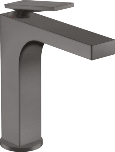 AXOR CITTERIO Yksiote pesuallashana 160, vipupohjaventtiili, harjattu musta kromi
