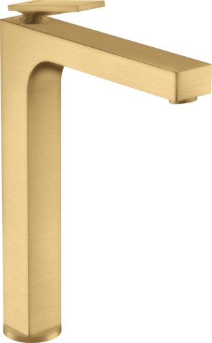 AXOR CITTERIO Yksiote pesuallashana 280, sulkeutumaton pohjaventtiili, harjattu kulta