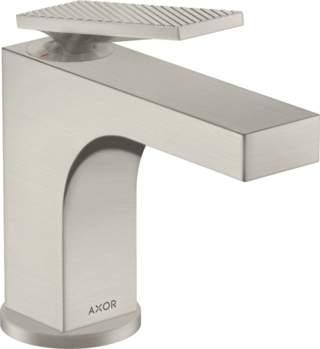 AXOR CITTERIO Yksiote pesuallashana 90, vipupohjaventtiili - rombinen leikkaus, ruostumaton teräs