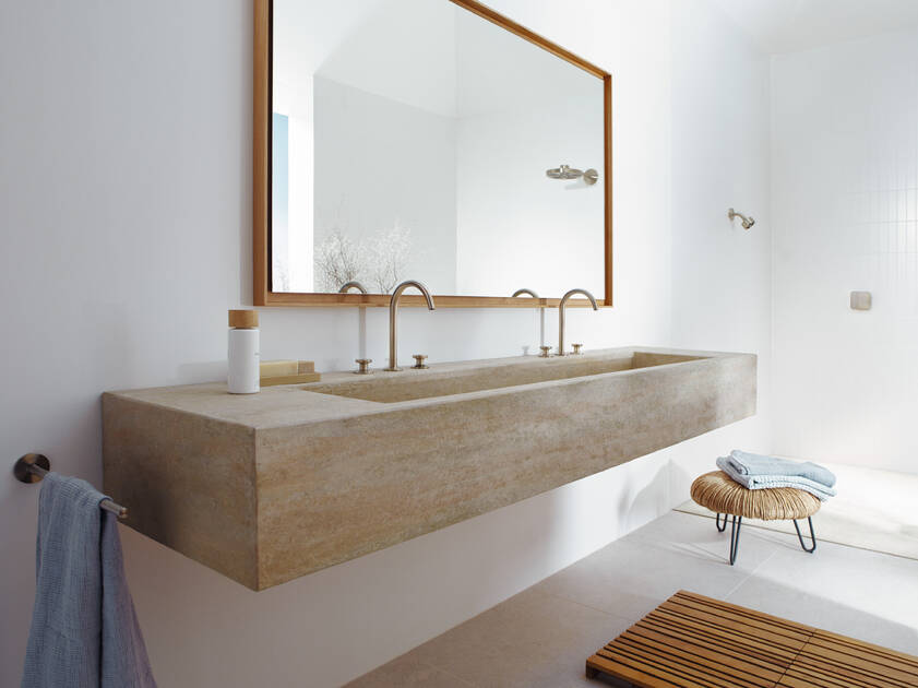 AXOR ONE 3-osainen pesuallashana Select 170 PushOpen-pohjaventtiilillä