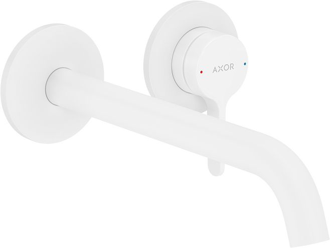 AXOR ONE Yksiote pesuallashana piiloasennus seinään juoksuputki, mattavalkoinen