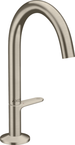 AXOR ONE pesuallashana Select 170, PushOpen-pohjaventtiilillä, harjattu nikkeli