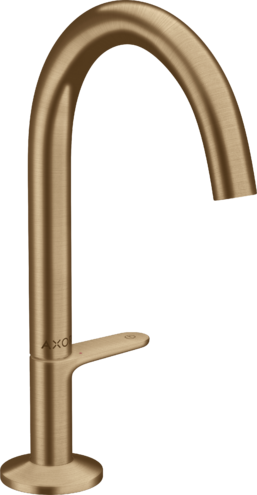 AXOR ONE pesuallashana Select 170, PushOpen-pohjaventtiilillä, harjattu pronssi