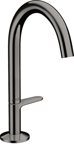 AXOR ONE pesuallashana Select 170, PushOpen-pohjaventtiilillä, kiillotettu musta kromi