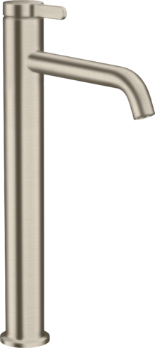 AXOR ONE yksiote pesuallashana 260, sulkeutumaton pohjaventtiili, harjattu nikkeli