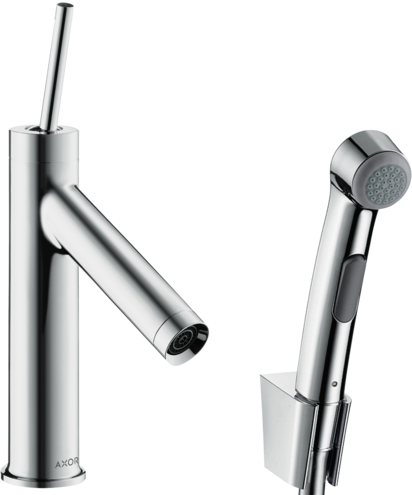 AXOR STARCK yksiote pesuallashana 90 Bidette, PushOpen-pohjaventtiili, 10300000, kromi