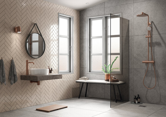 Damixa SILHOUET sadesuihku, Suihkupaketti, 579548700, harjattu kupari pvd