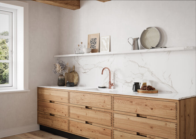 Damixa Tradition keittiöhana, kupari, miljöökuva