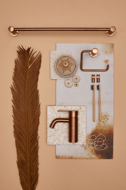 Damixa kaksoispyyhetanko, 483158700, harjattu kupari pvd