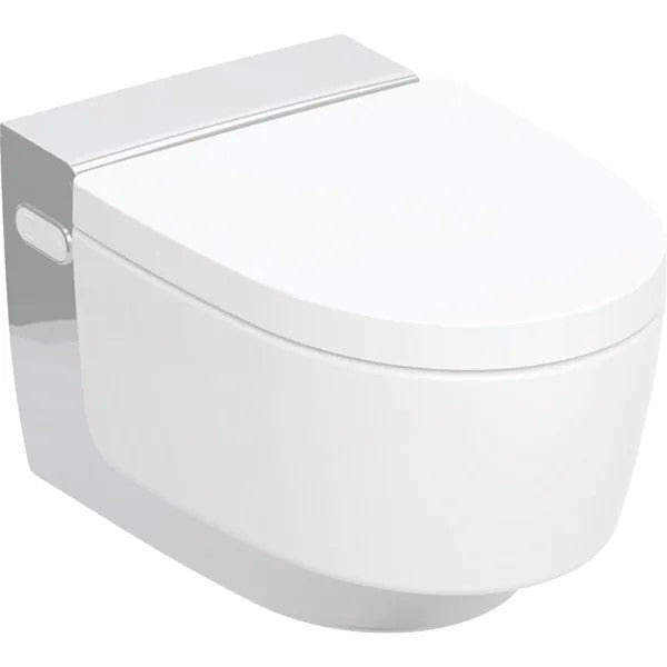 Geberit AquaClean Mera Comfort -pesu-wc-istuin, seinä-WC, kromi