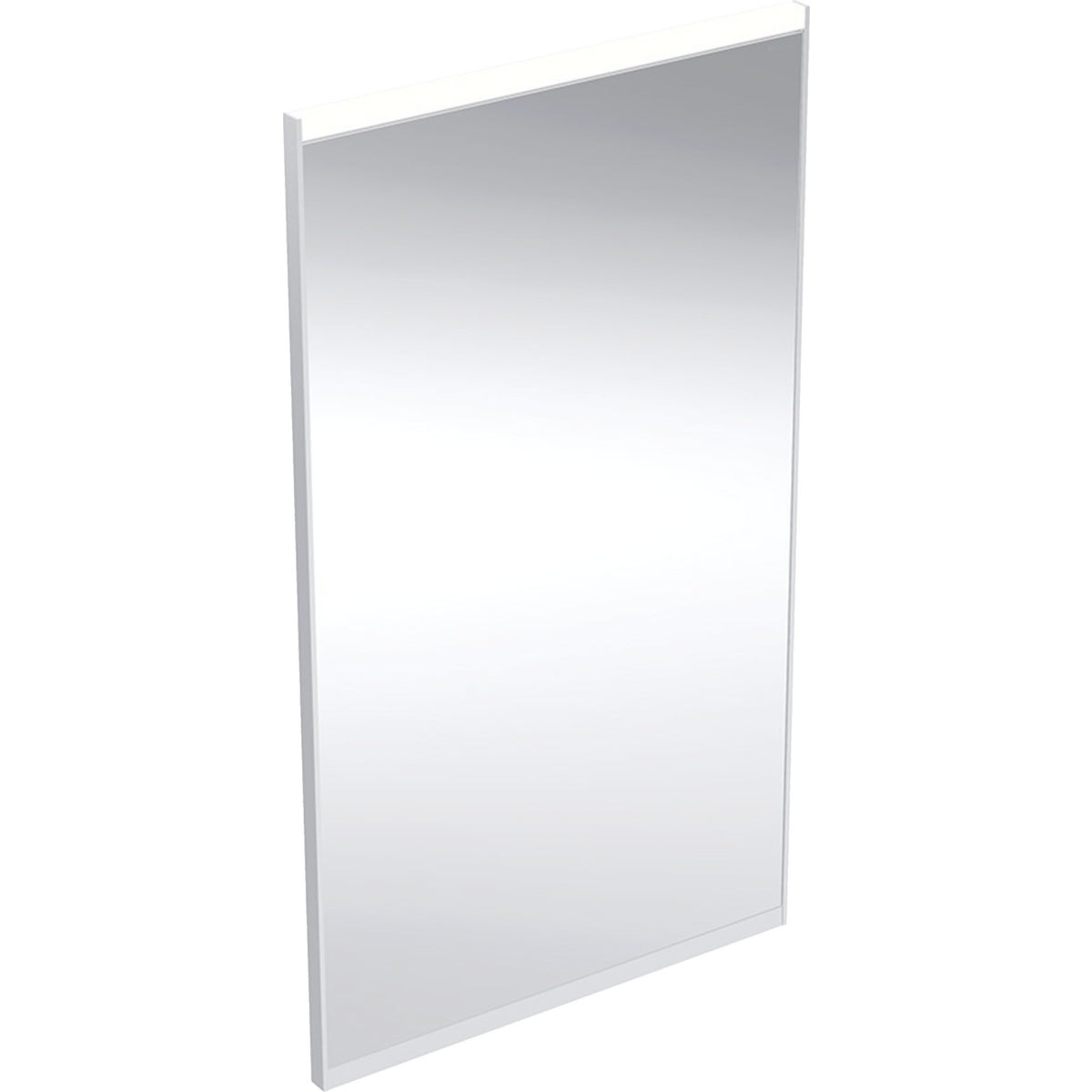 Geberit Option Plus Square -tasopeili 400x32x700mm, suoralla ja epäsuoralla valaistuksella, alumiini