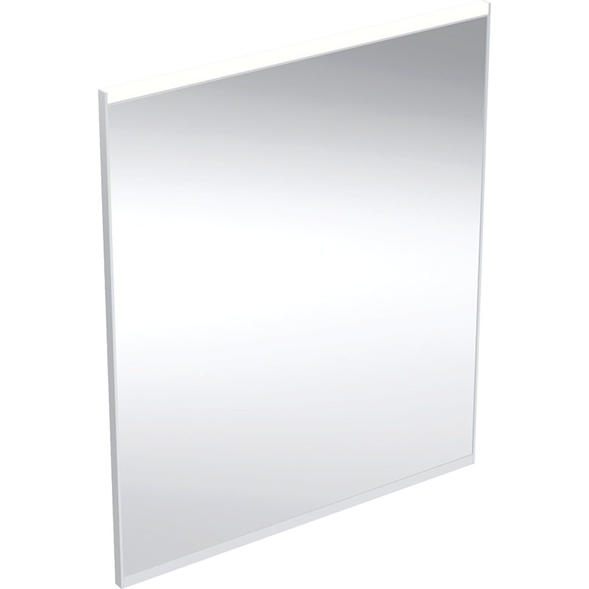 Geberit Option Plus Square -tasopeili 600x32x700mm, suoralla ja epäsuoralla valaistuksella, alumiini