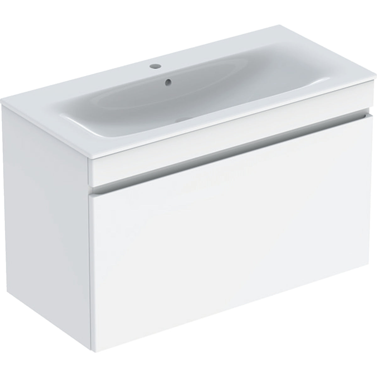 Geberit Renova Plan -allaskaappipaketti 1000X480X622mm, valkoinen