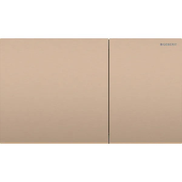 Geberit Sigma70 -huuhtelupainike kaksoishuuhteluun, kulmikas, harjattu punakulta