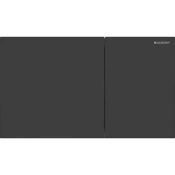 Geberit Sigma70 -huuhtelupainike kaksoishuuhteluun, kulmikas, matta musta
