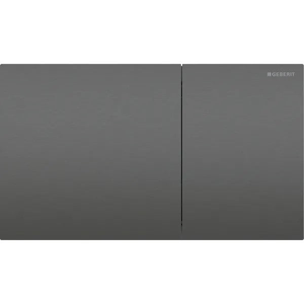 Geberit Sigma70 -huuhtelupainike kaksoishuuhteluun, kulmikas, musta kromi
