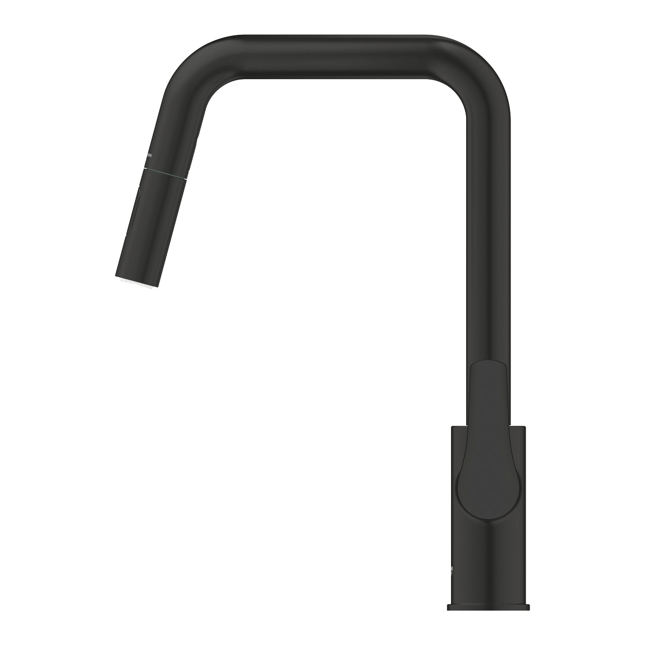 Grohe Eurosmart keittiöhana 306292430 mattamusta, moderni hana