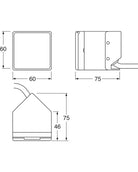 Gustavsberg pistorasia 220 V, mittakuva