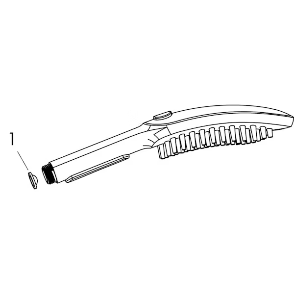 Hansgrohe DogShower suihkupää koiralle, piirroskuva