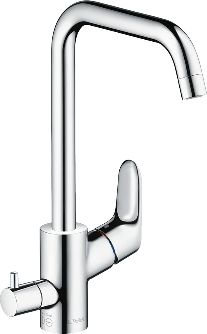 Hansgrohe Focus M41 yksiote keittiöhana 260 1jet, pesukoneventtiili, 31831000, kromi