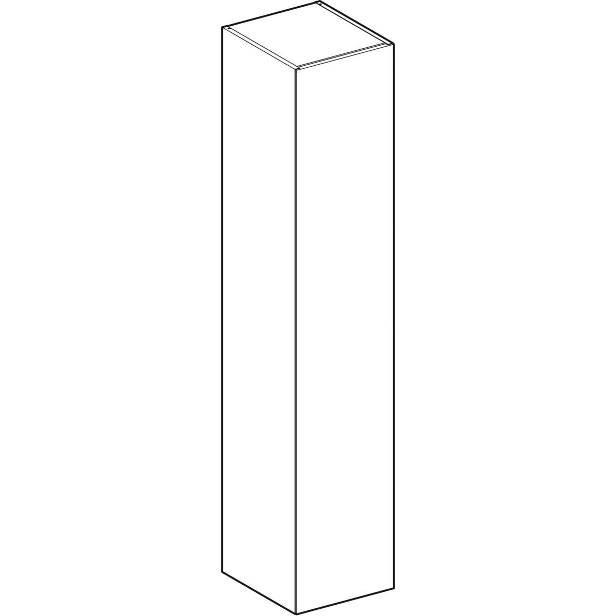 IDO Elegant -korkea kaappi, yhdellä ovella, piirroskuva