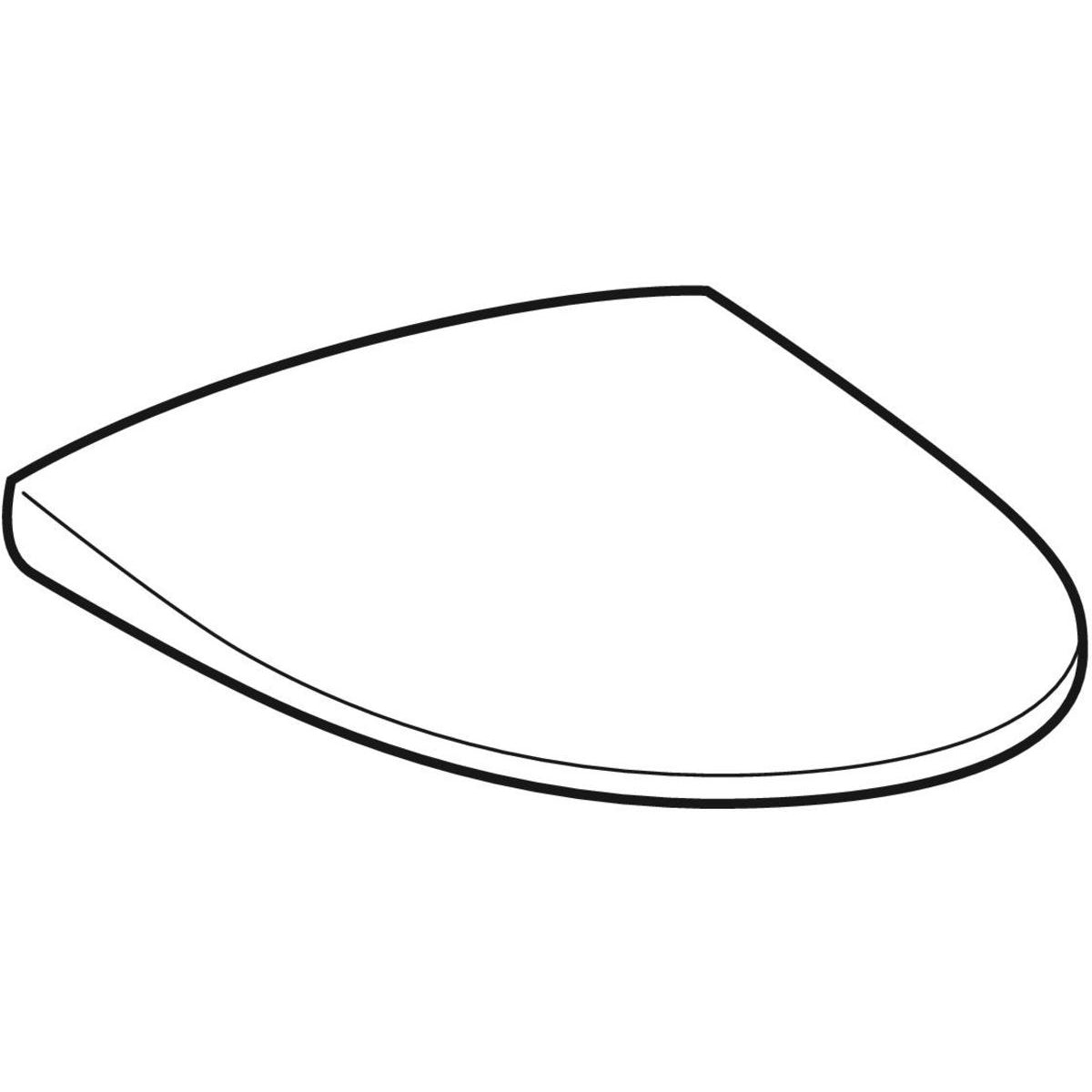 IDO Glow -WC-kansi, pehmeä, piirroskuva