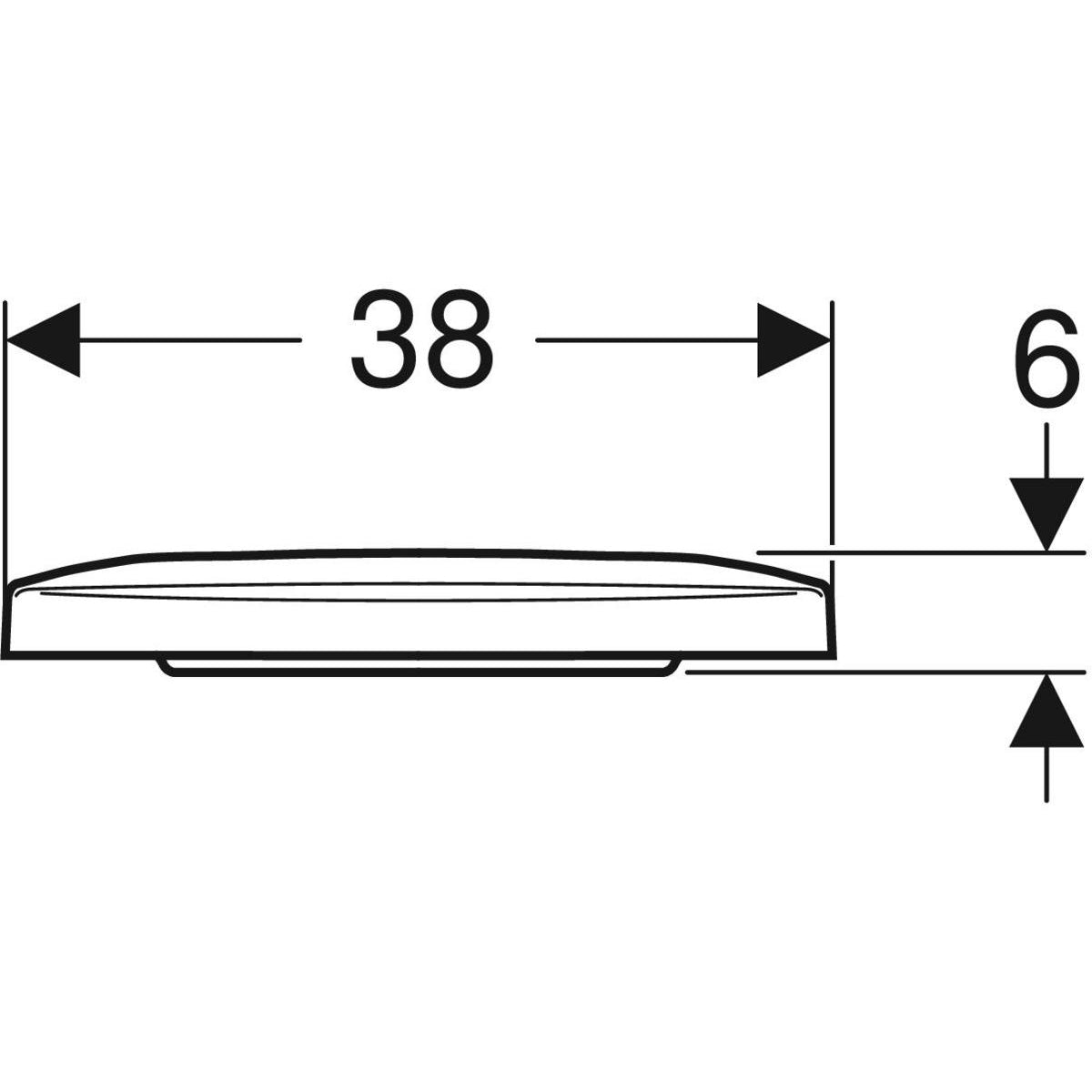 IDO Seven D -WC-kansi, mittakuva