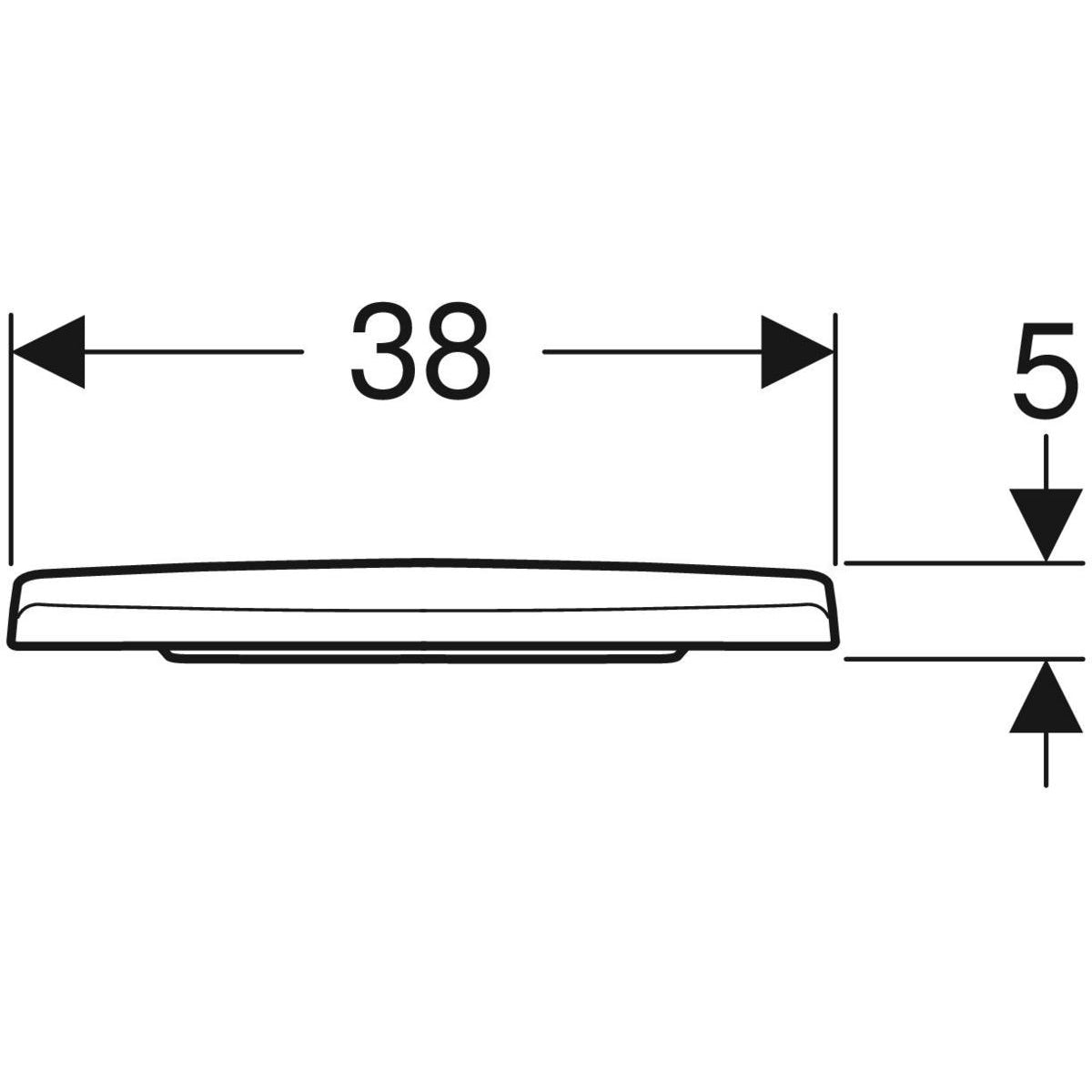 IDO Seven D -WC-kansi, pehmeä, mittakuva