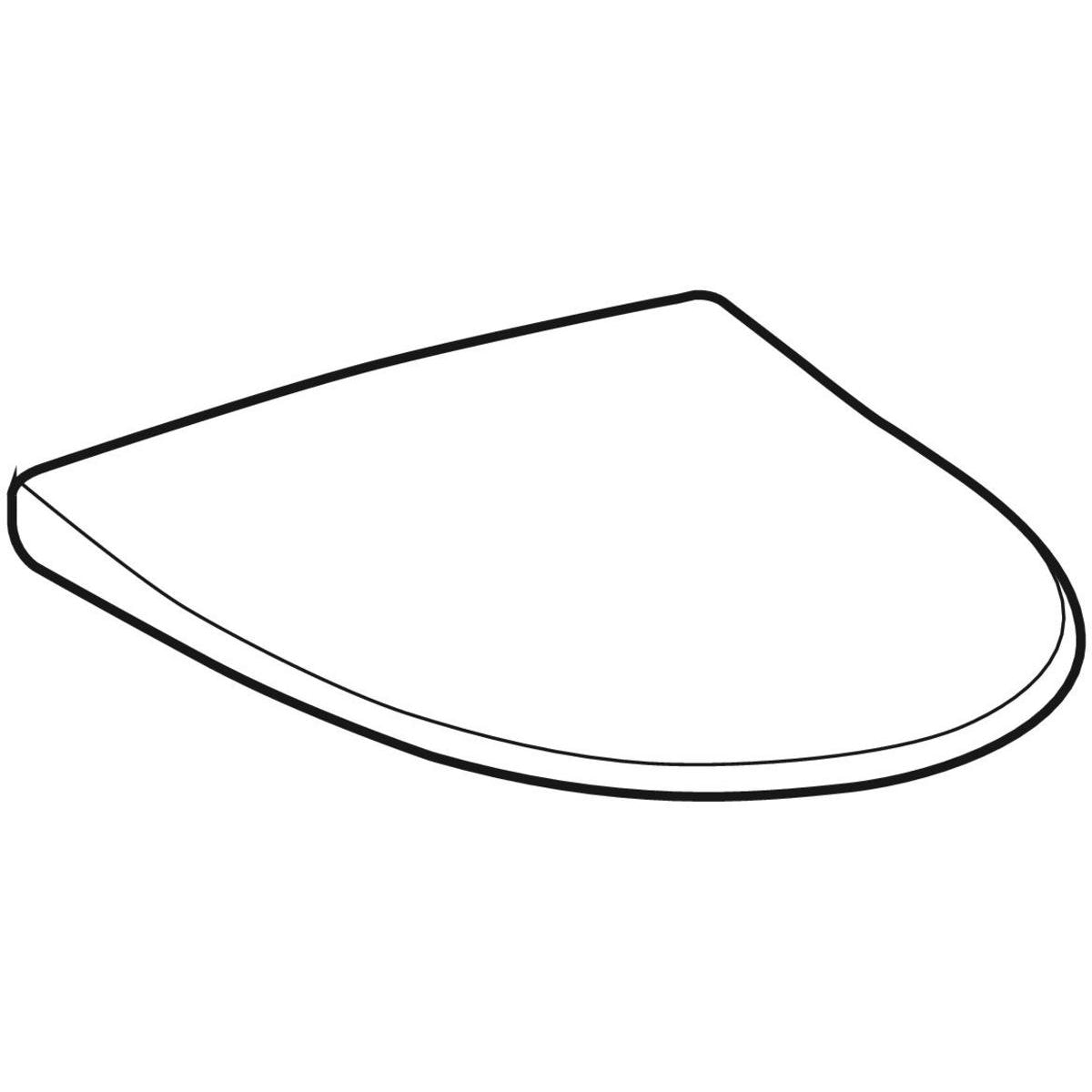 IDO Seven D -WC-kansi, pehmeä, piirroskuva