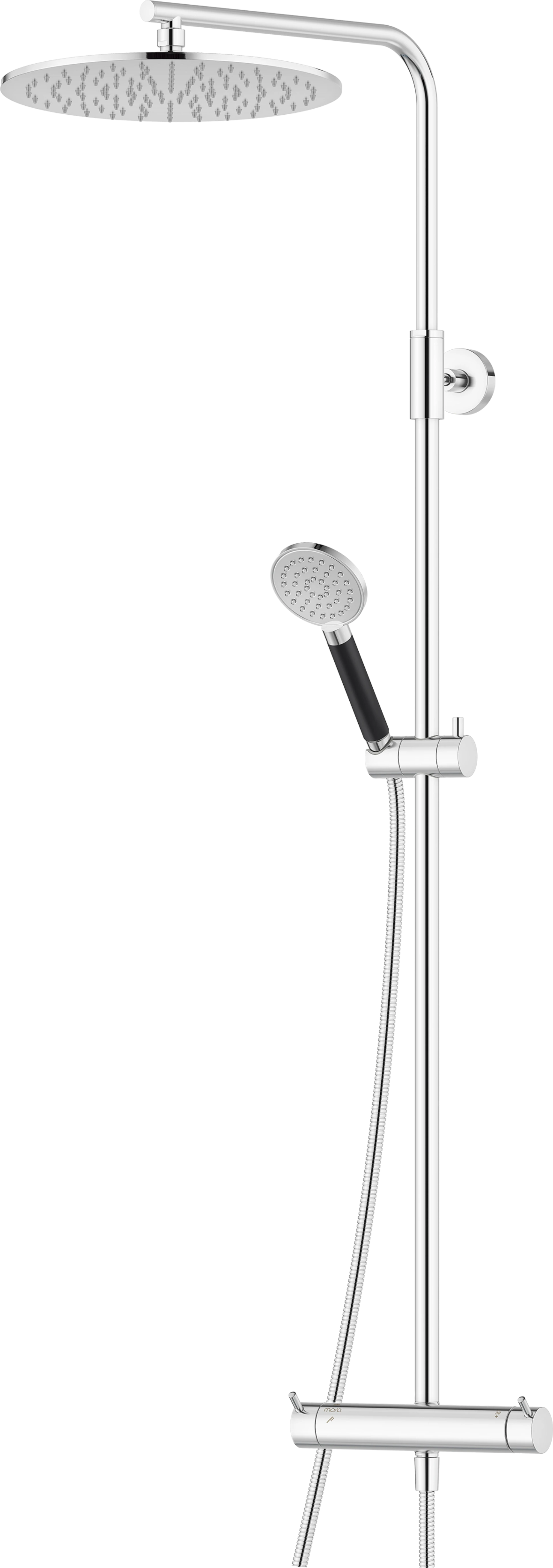 MORA INXX II shower system ylä- ja käsisuihkusetti, 271905, kromi