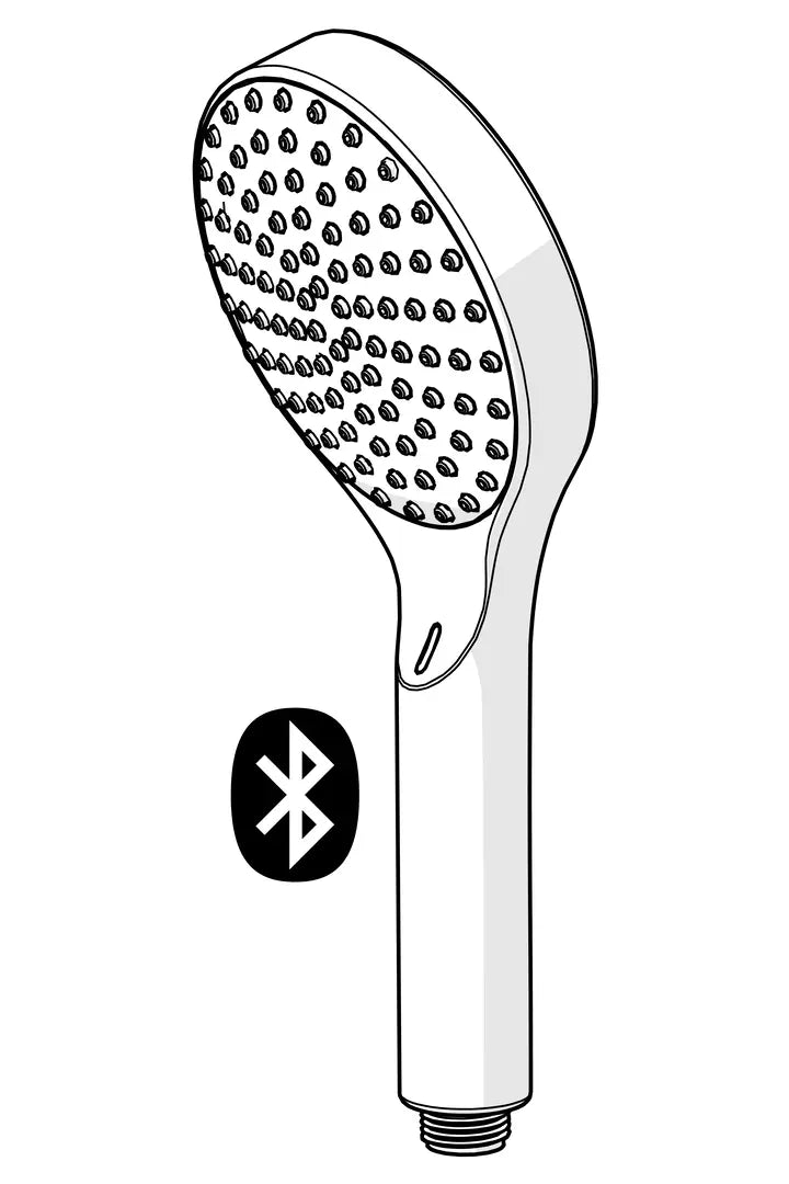 Oras Hydractiva Digital suihkupää, piirroskuva