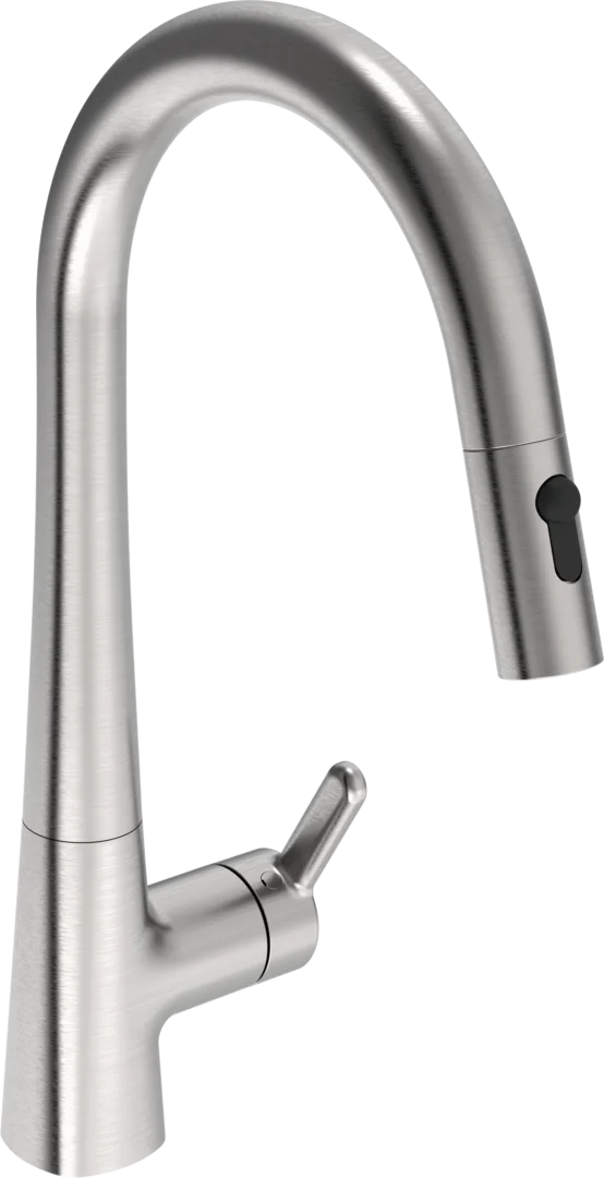 Oras Inspera Comfort keittiöhana, 3032F-80, harjattu teräs