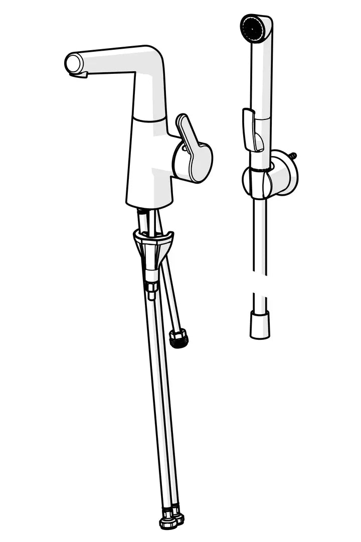 Oras Inspera pesuallashana, 3008F, kromi, piirroskuva