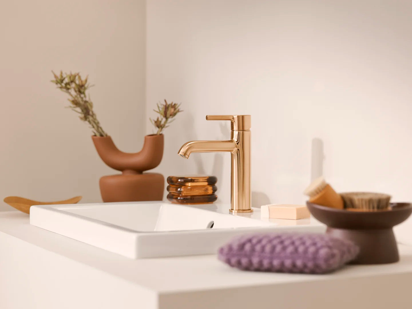 Oras Optima Style pesuallashana, 2605FH-81, harjattu pronssi