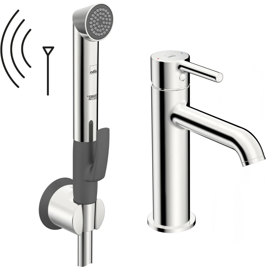 Oras Optima Style pesuallashana 3 V, 2613FH, kromi