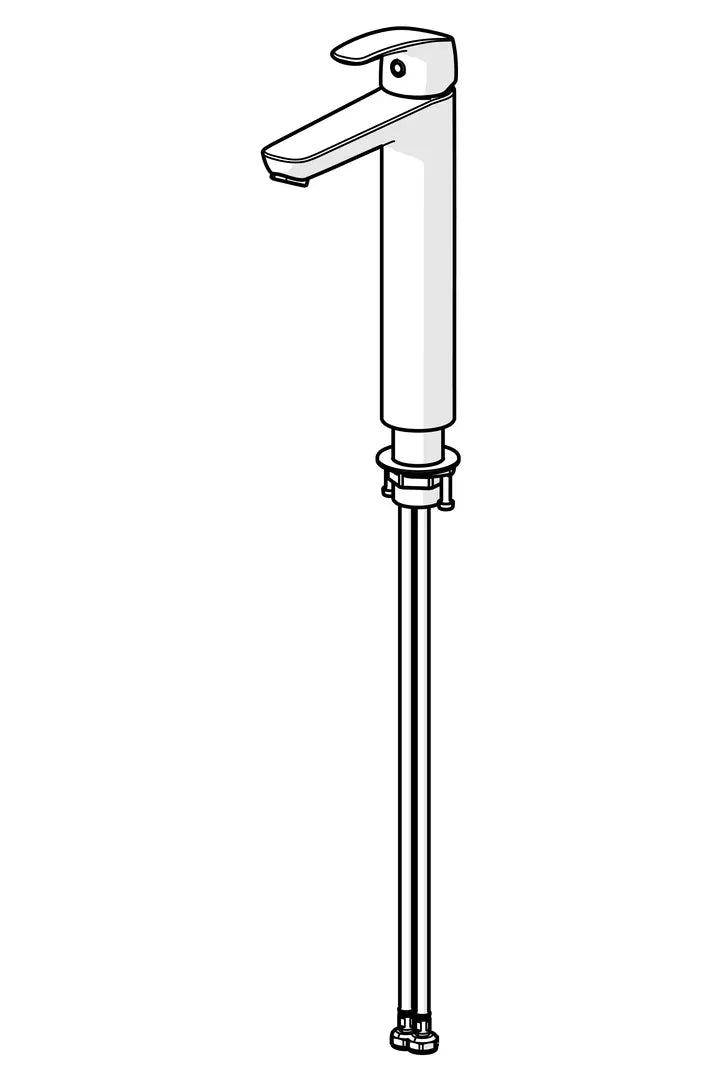 Oras Safira korkea pesuallashana, 1006F-33, mattamusta, piirroskuva