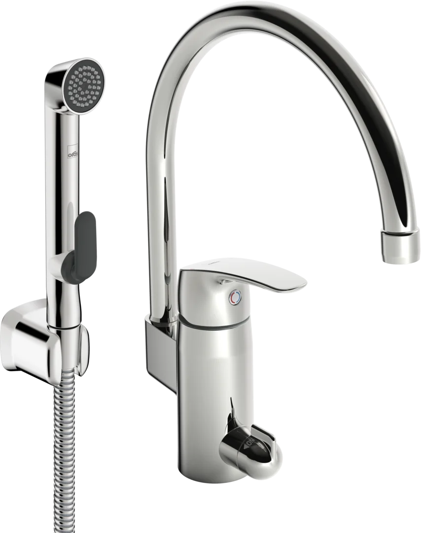 Oras Safira pesuallashana, jossa pesukoneventtiili, 1034F, kromi