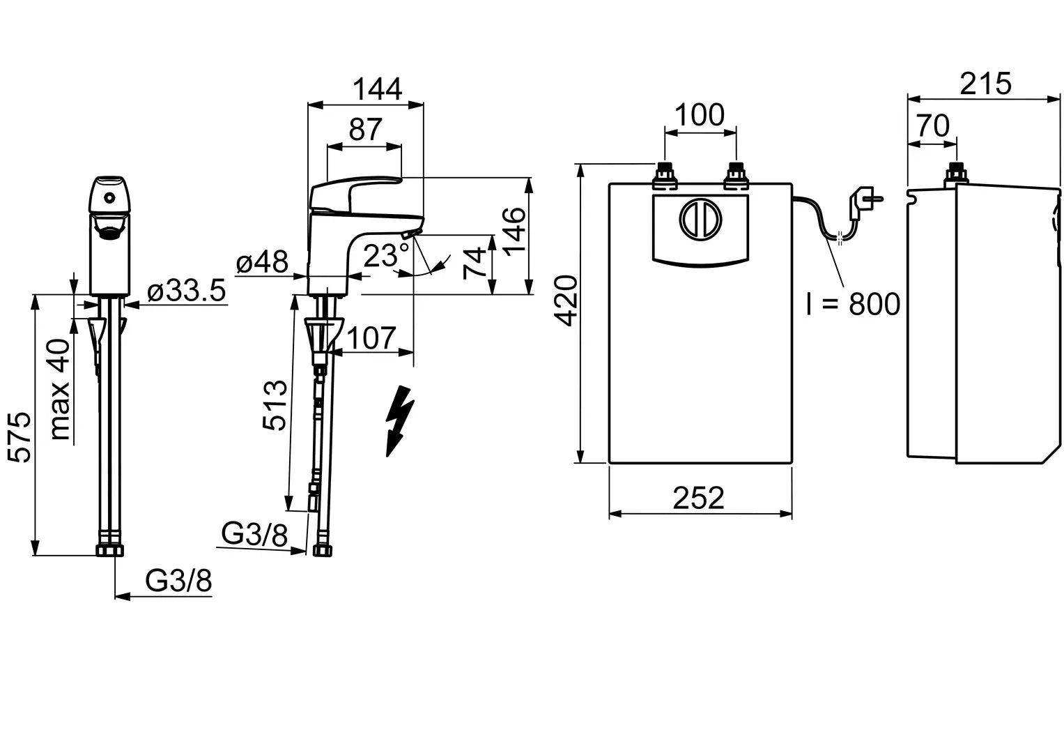 Oras Safira pesuallashana mokille 1003F kromi mittakuva