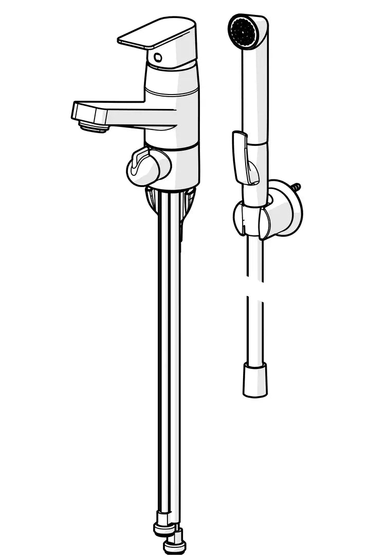 Oras Stela pesuallashana, jossa pesukoneventtiili, 4807F, kromi, piirroskuva