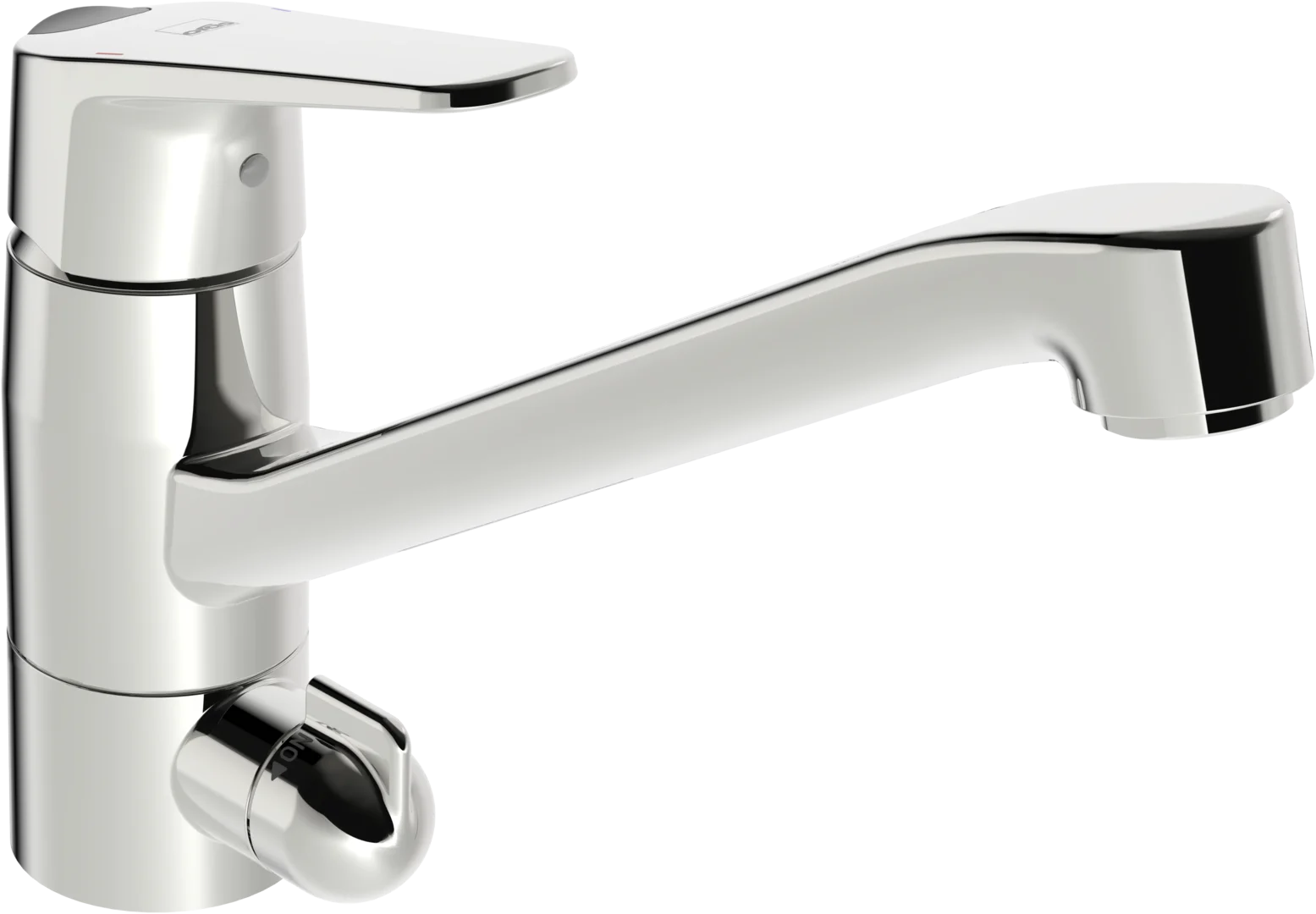 Oras Vega ECO keittiöhana, jossa pesukoneventtiili, 1825G, kromi