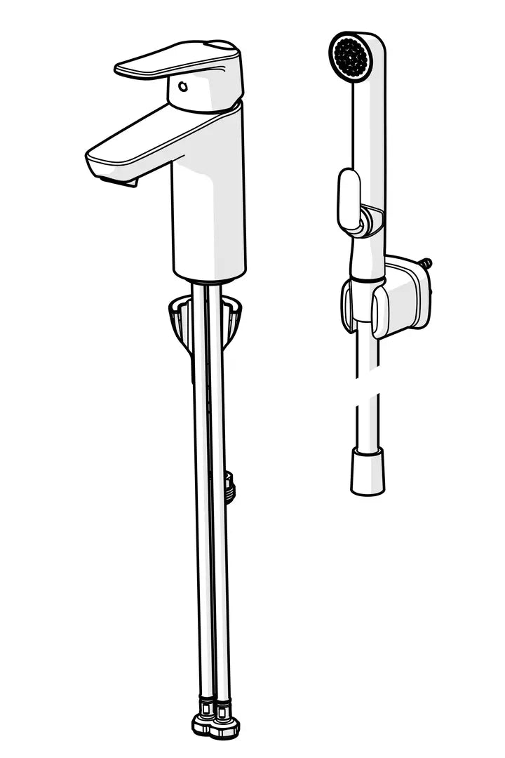 Oras Vega ECO pesuallashana, 1801FG, kromi, piirroskuva