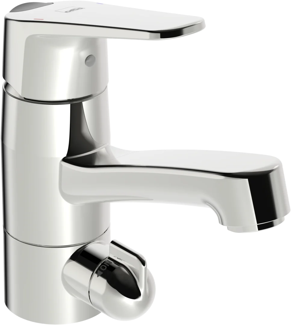 Oras Vega pesuallashana, jossa pesukoneventtiili, 1813FG, kromi