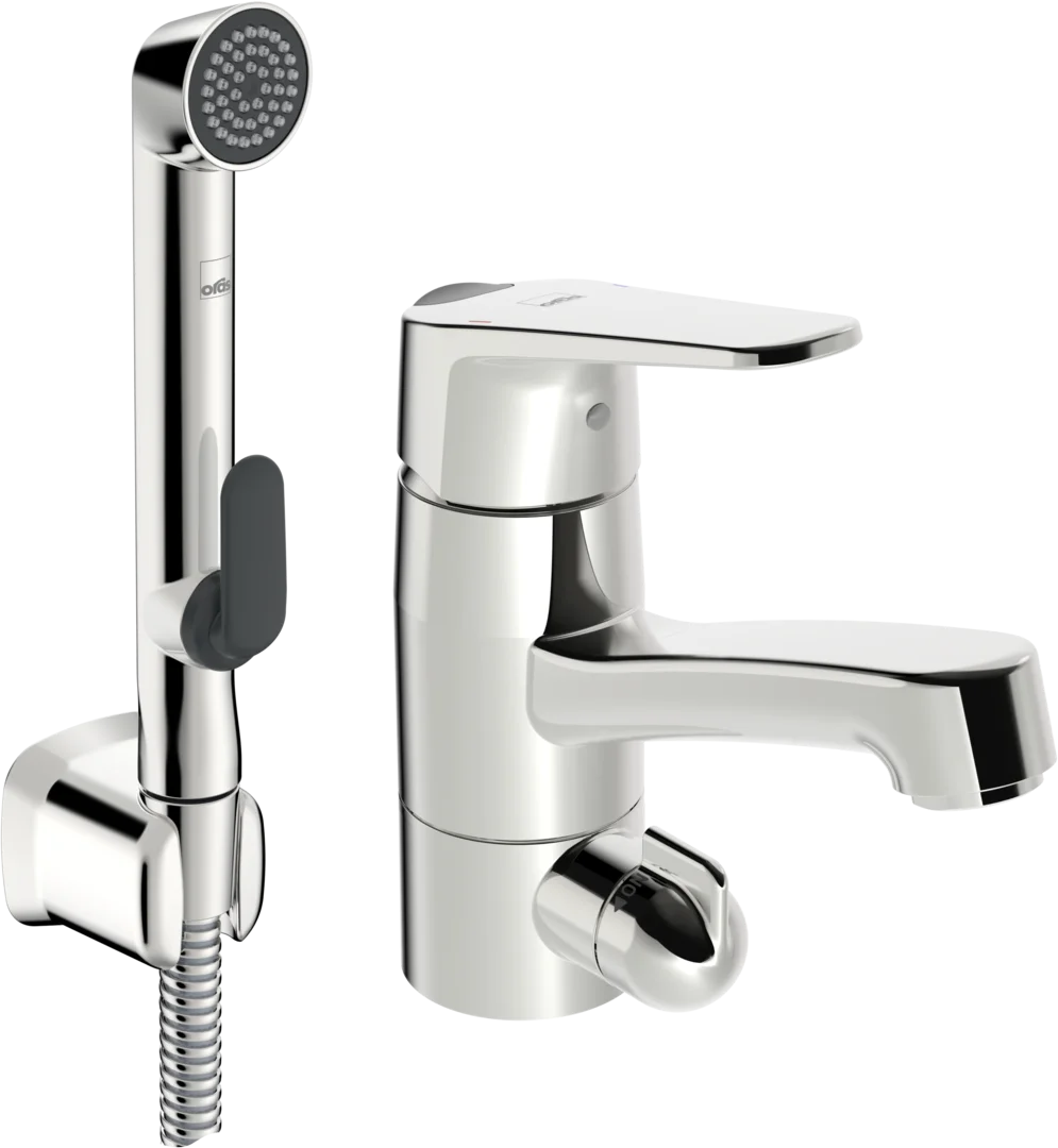 Oras Vega pesuallashana, jossa pesukoneventtiili, 1814FG, kromi