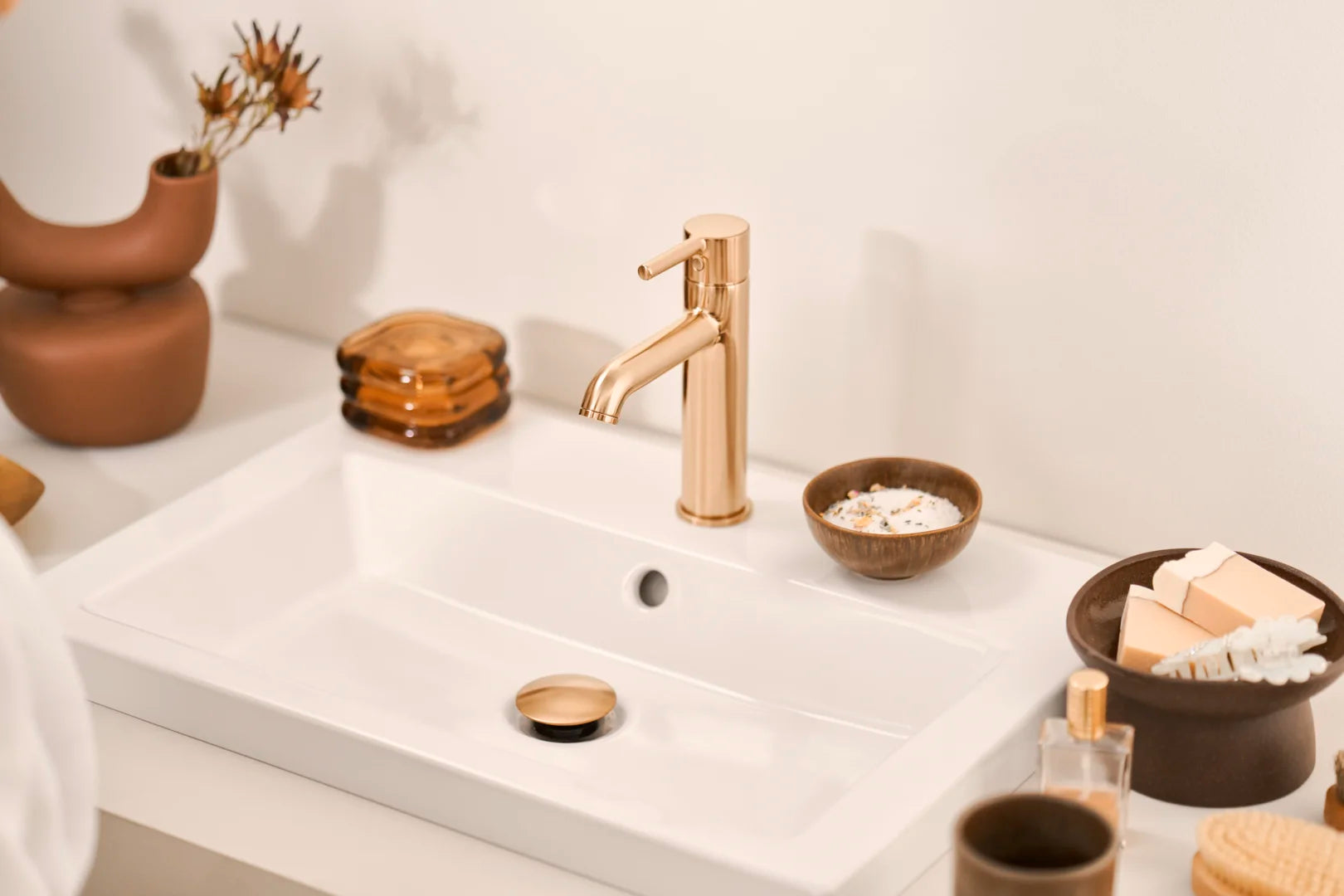 Oras helppokäyttöinen pohjaventtiili, 200061-81, harjattu pronssi