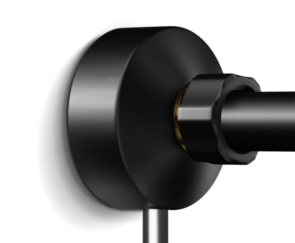 Oras pinta-asennusliitinpari, musta