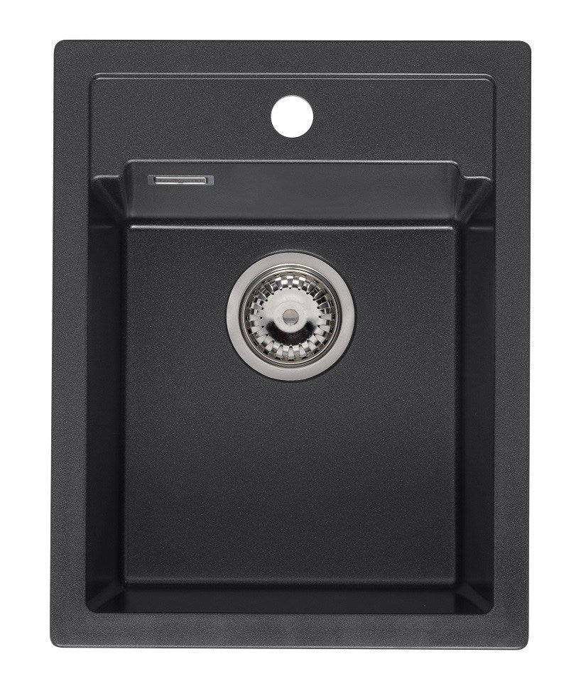 Otsoson AMSTERDAM 34 keittiöallas, musta komposiitti