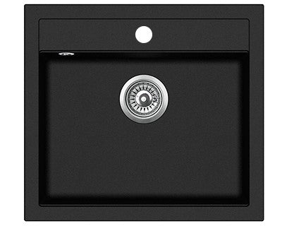 Otsoson Teno keittiöallas 565X510 musta