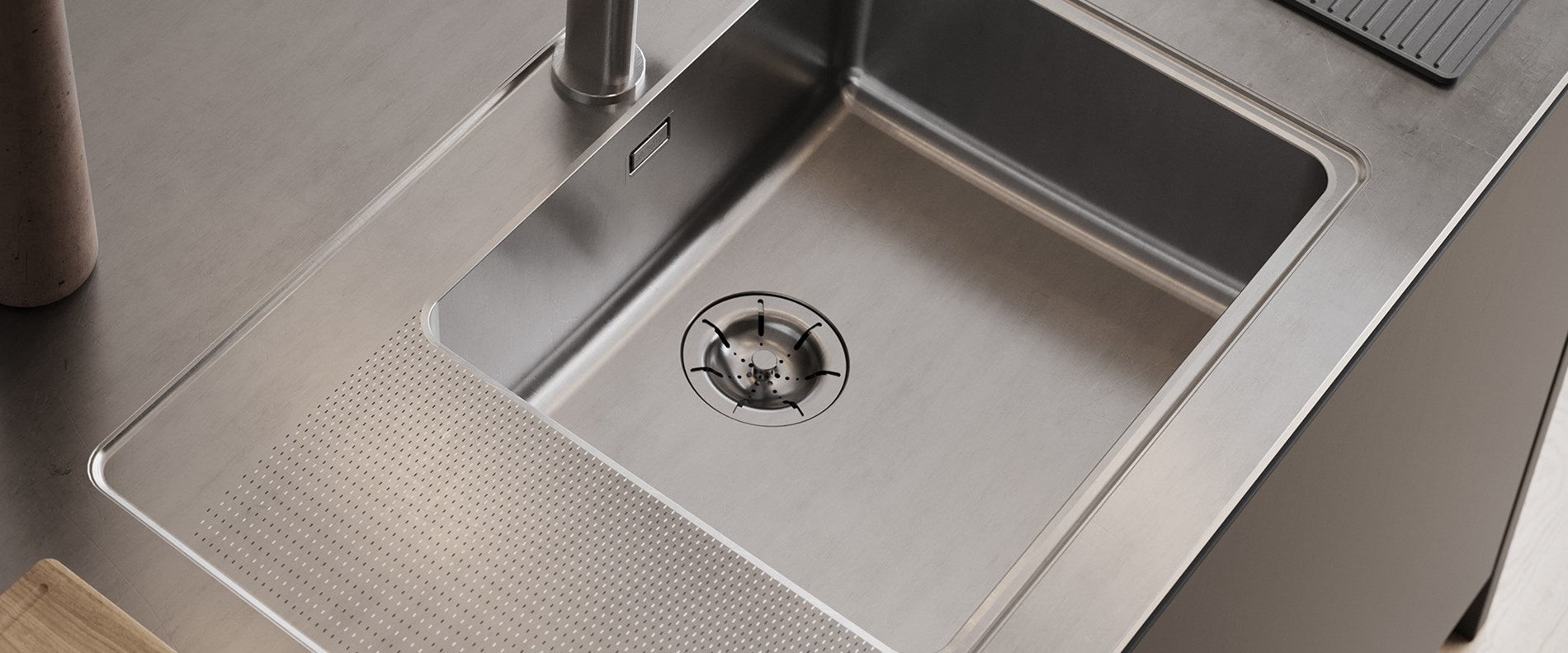 Stala ONE-TDL50 keittiöallas, laskutaso vasemmalla